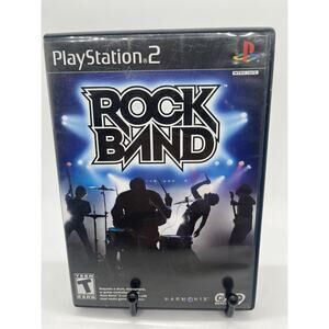 Rock Band (Sony Playstation 2 Ps2 2007) Game Disc Complete With Manual